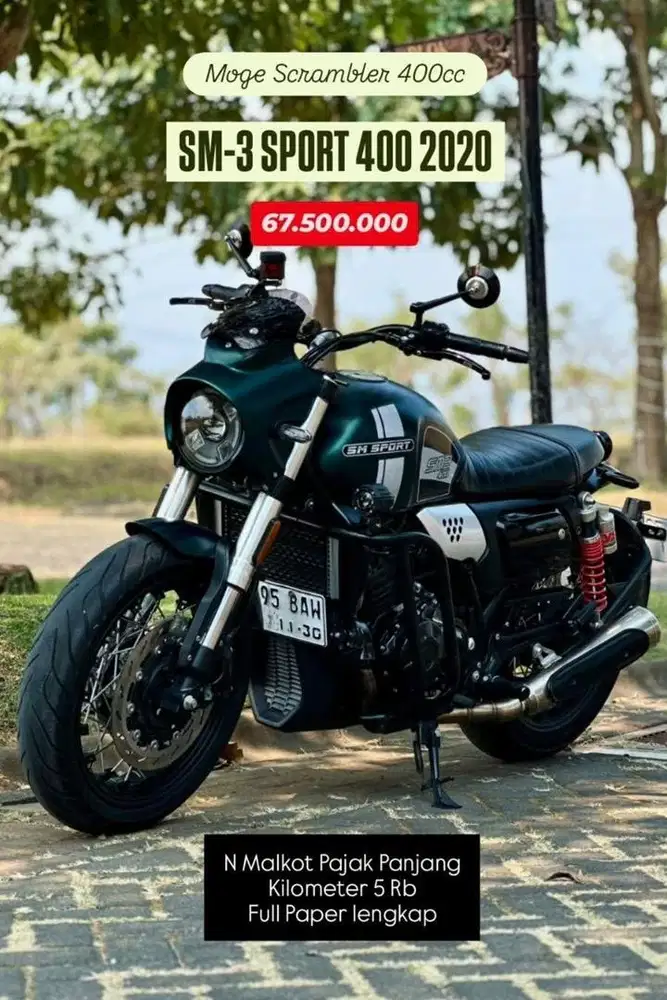 Moge SM sport 400 bukan xsr mustika motor malang