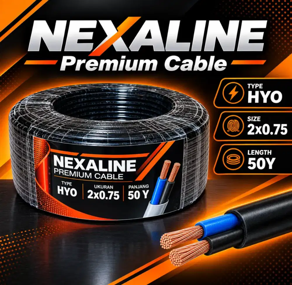 Kabel Listrik audio serabut HYO 2X.075