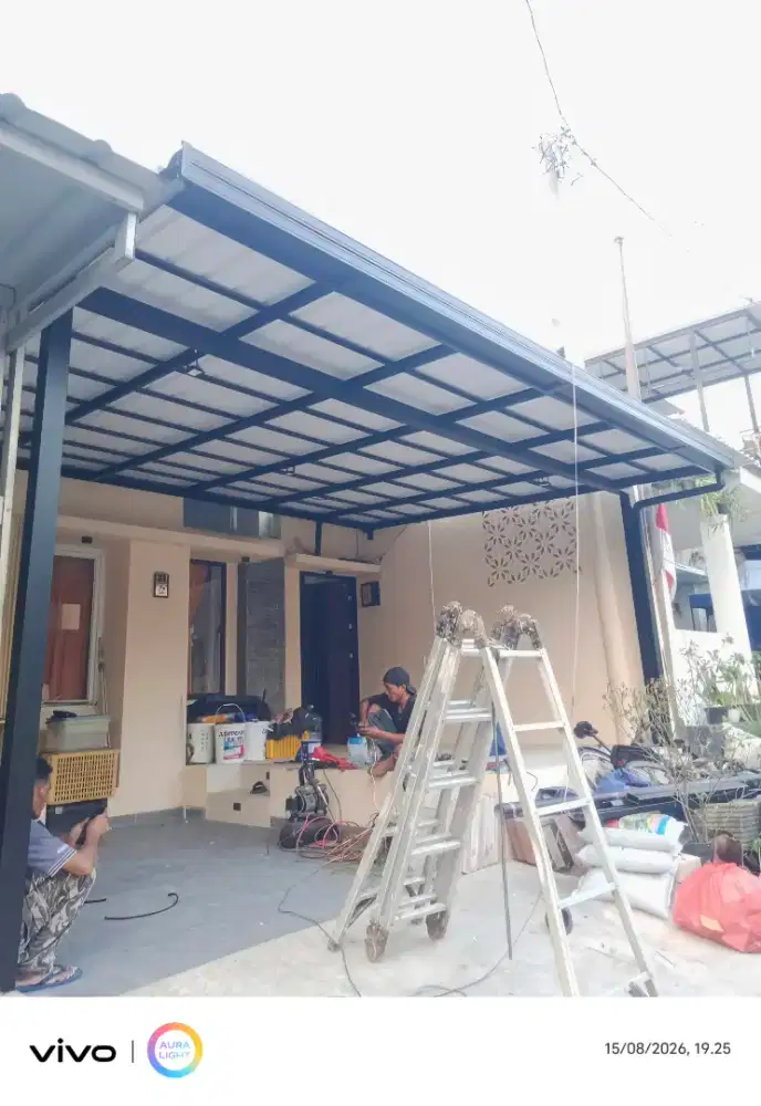 Jasa pasang kanopi baja ringan