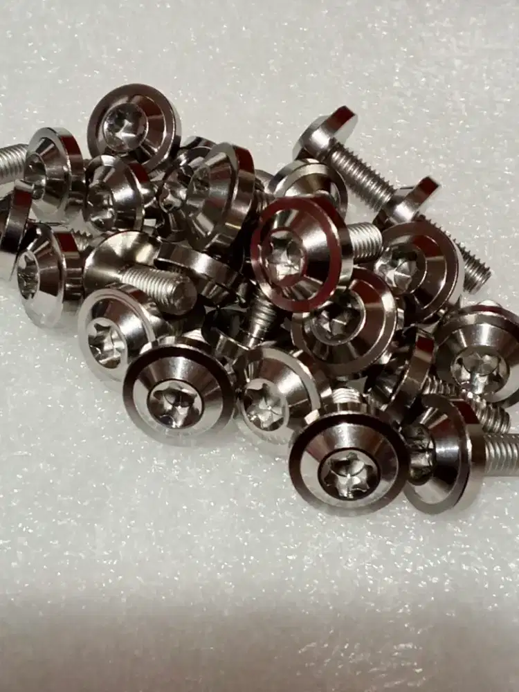 Baut Titanium M6x15 Big Head harga grosir
