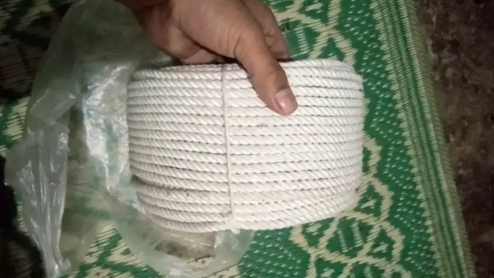 Tali Tambang Katun Kuralon 1 Roll Utuh Segel Baru