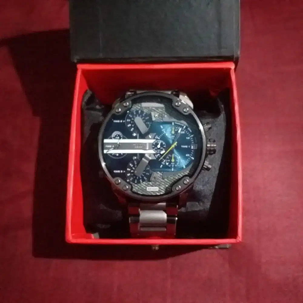 Jam tangan diesel Mr Daddy 4 time zone..murah