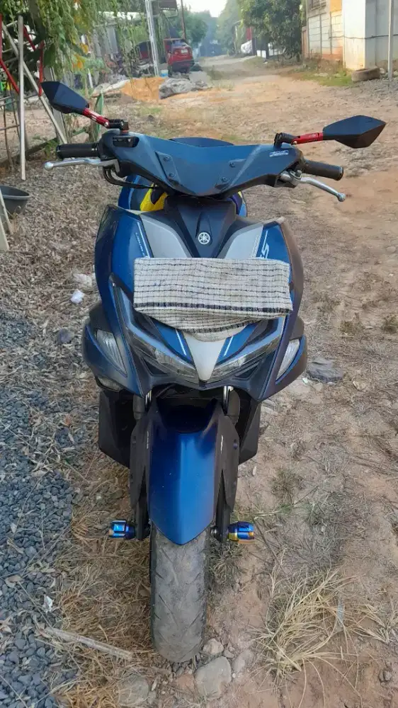 Aerox 155 biru 2018 keyless ABS