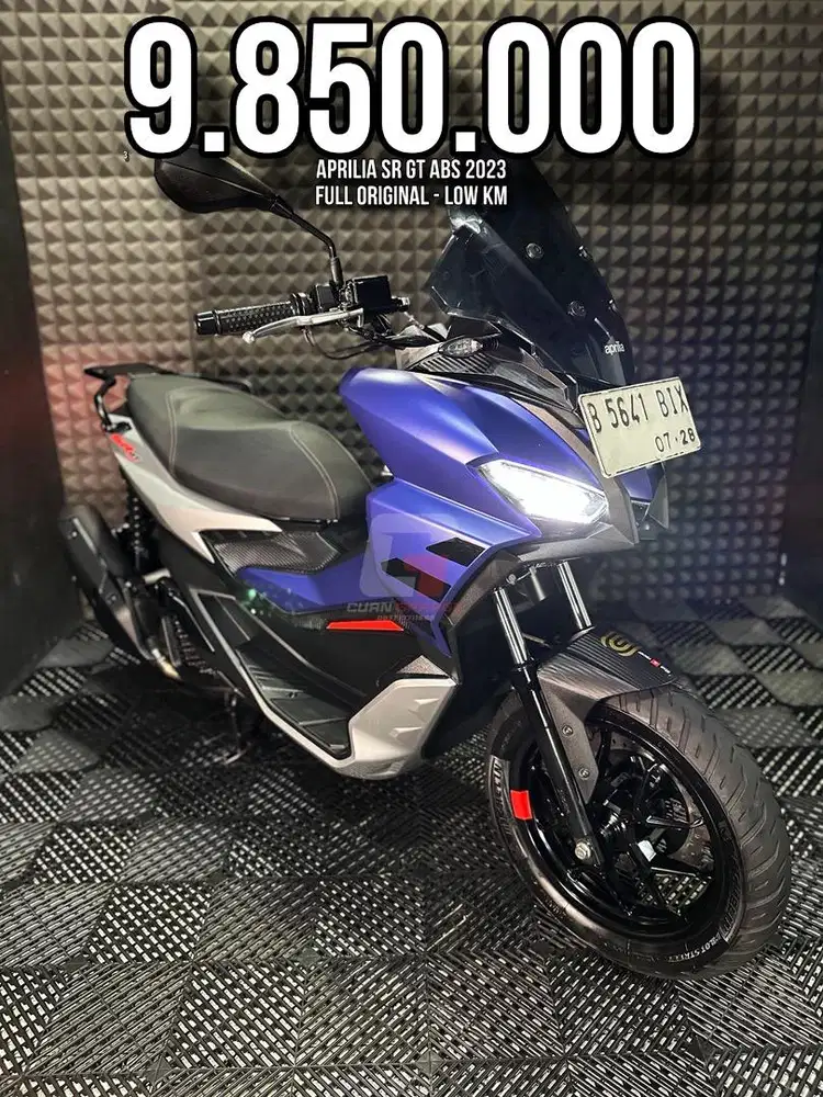 APRILIA SR GT 200 ABS 2023 MODIF TOUR READY RAWATAN SUPERB UNIT