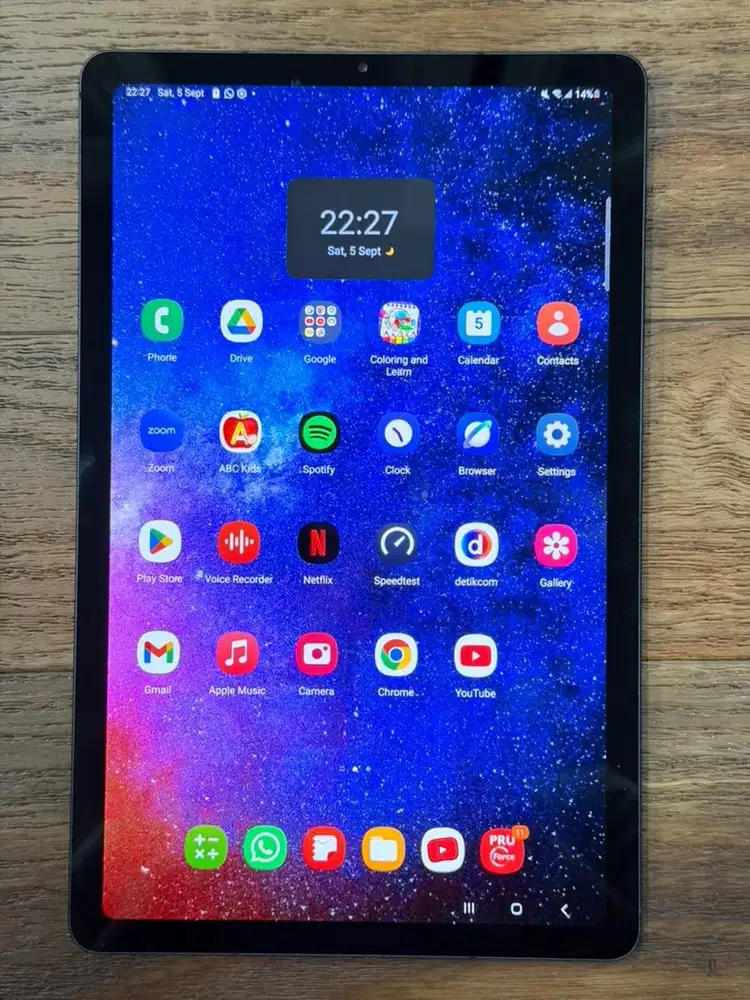 Samsung Tab S6 Lite (SEIN) 128GB Oxford Gray -istimewa pemakai pribadi
