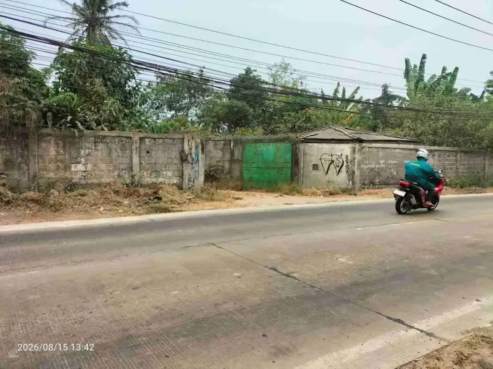 DIJUAL TANAH INDUSTRI DAN  PERGUDANGAN  DI LEGOK JL RAYA RANCAIYUH TANGERANG