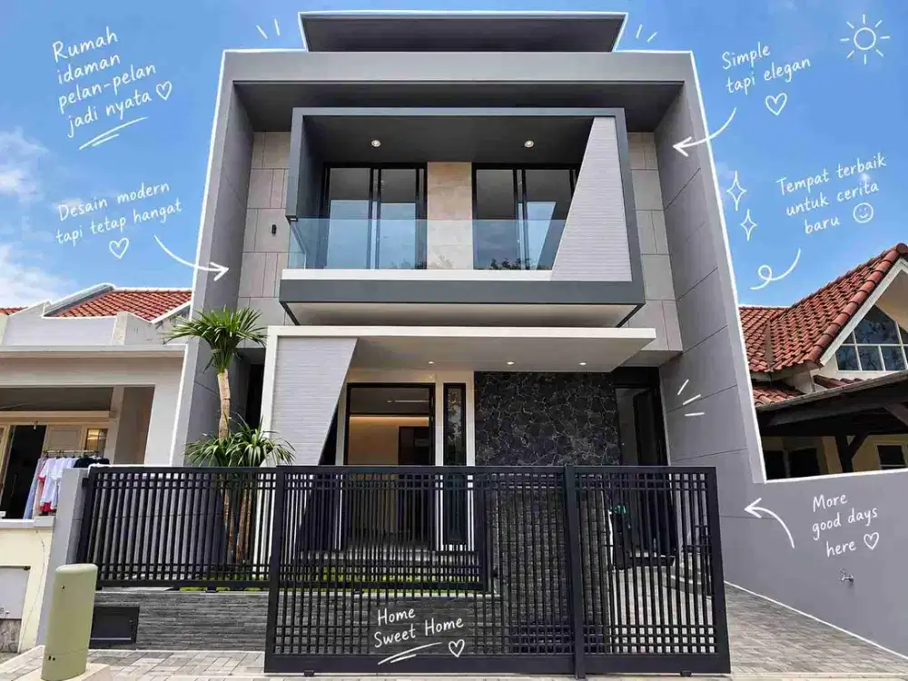 Rumah International Village 2 Baru Gress, Minimalis, Harga Murah