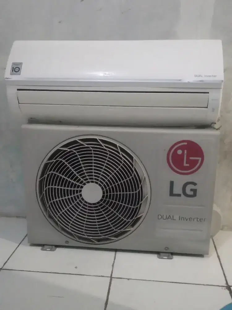 AC LG DUAL DUAL INVERTER R32 - SECOND MULUS NYESS - GARANSI