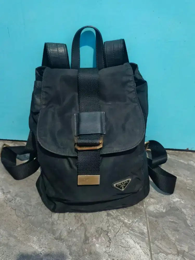 Ransel PRADA Backpack Black
