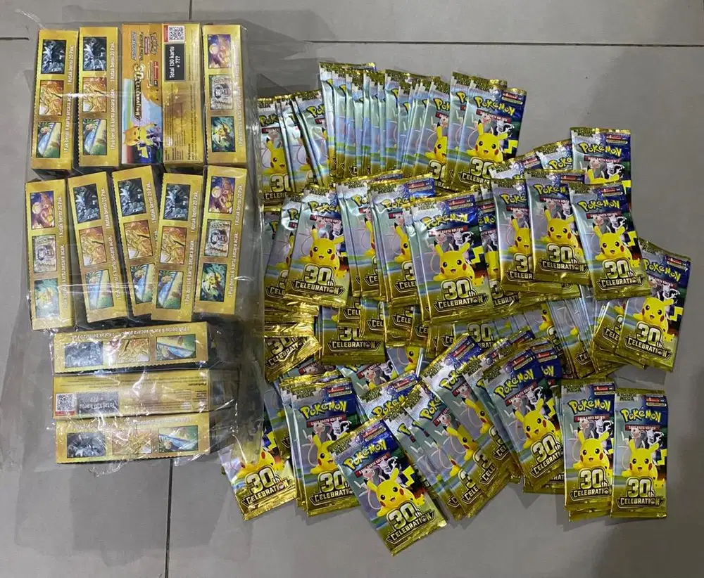 TCG Kartu Pokemon 30th 30 Tahun Loose Pack Ketengan