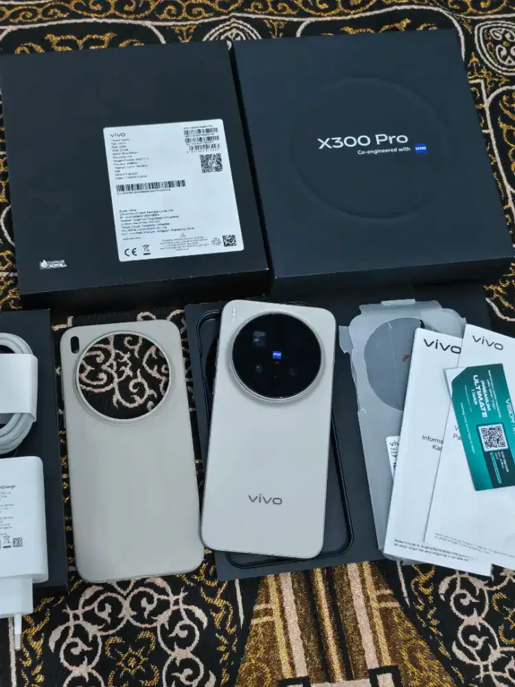 VIVO X300 Pro 16GB / 512GB Dune Brown Fullset Original RESMI
