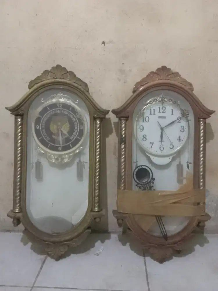 Jam lonceng dinding 4 biji