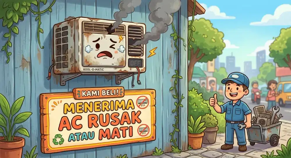 kami beli aca rusak atau mati