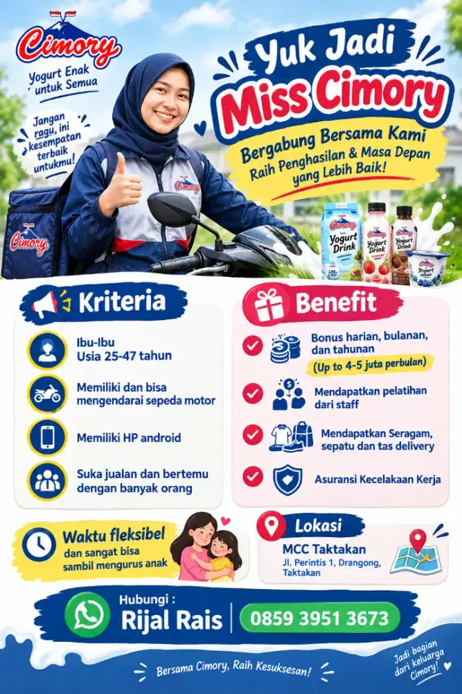 Lowongan Kerja Mitra Miss Cimory