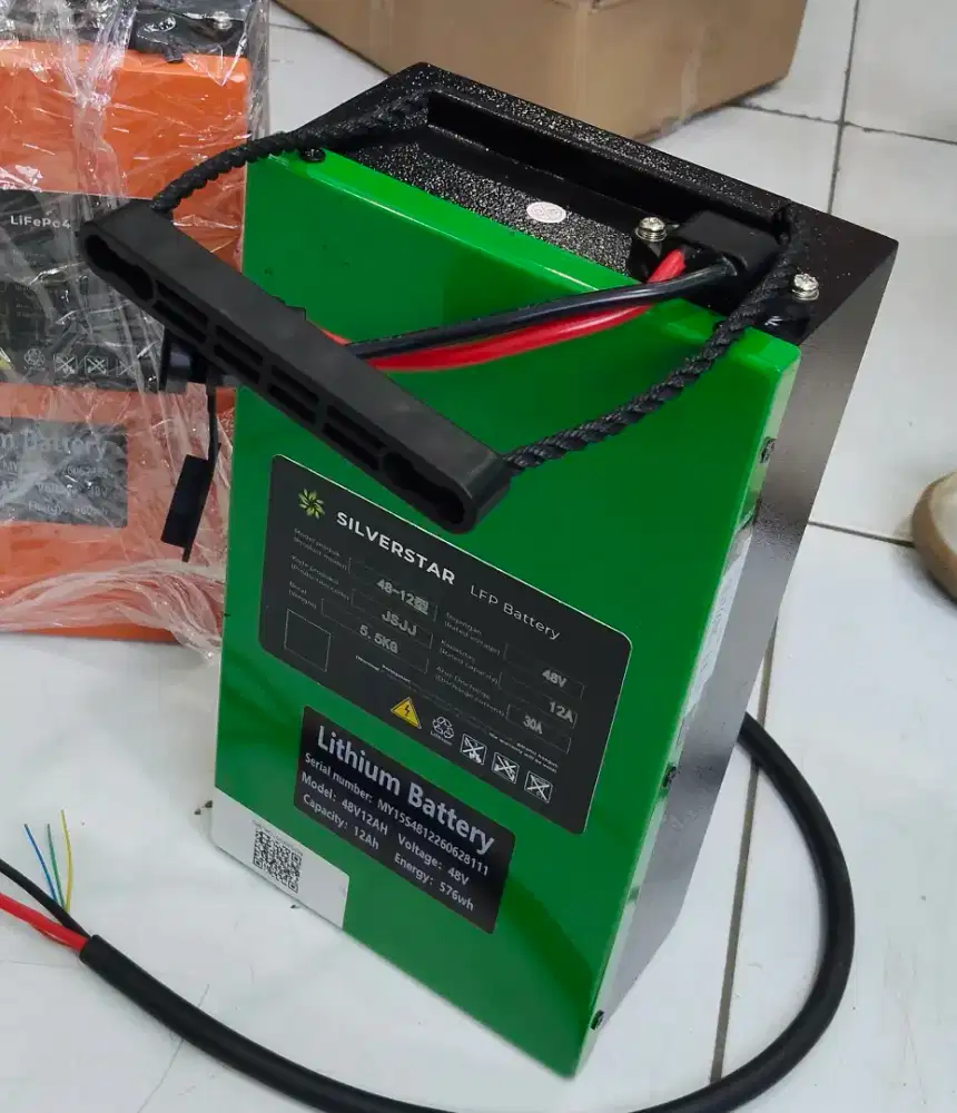 Lifepo4 48v12ah garansi 2thn
