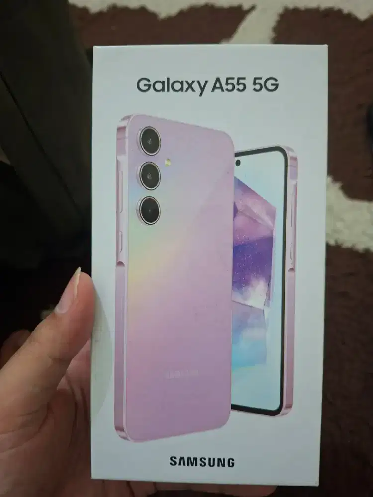 Samsung A55 5G 12/256GB Lilac – Mulus – Box Ada