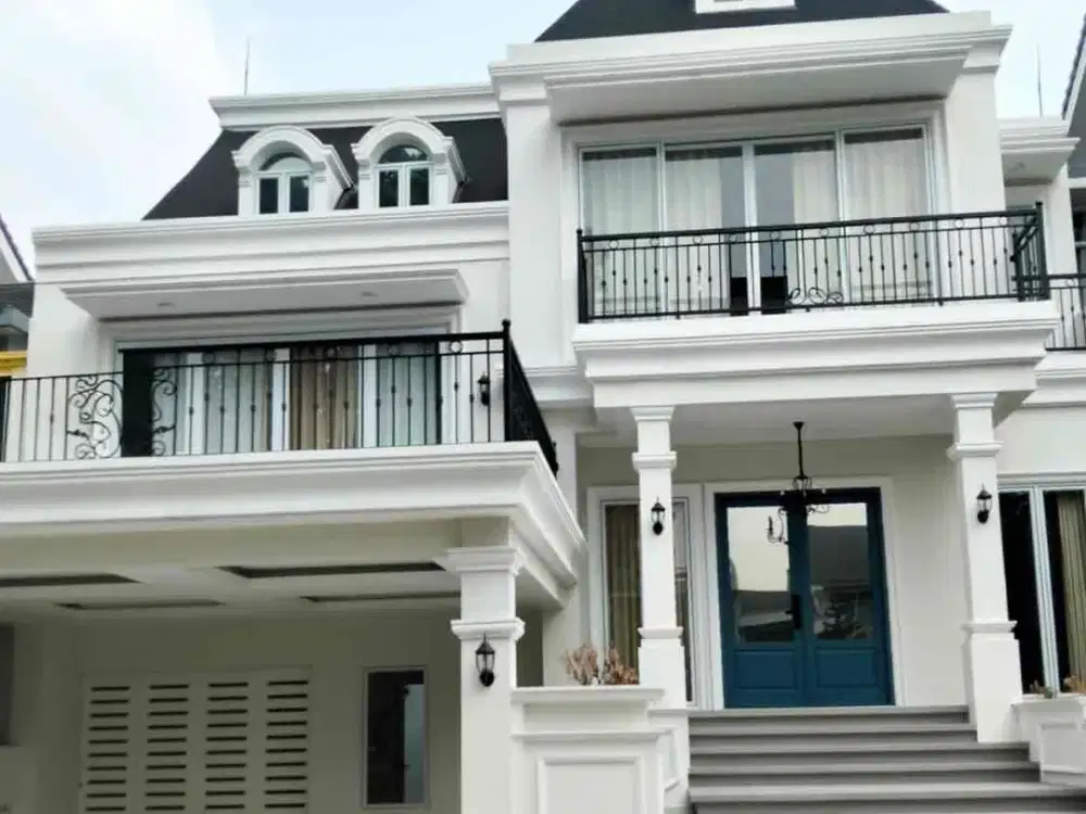 Rumah Mewah American Classic Dengan Pool Kolam Renang di Kebayoran Bintaro Kinclong Tinggal Masuk Harga Nego KPR Dibantu
