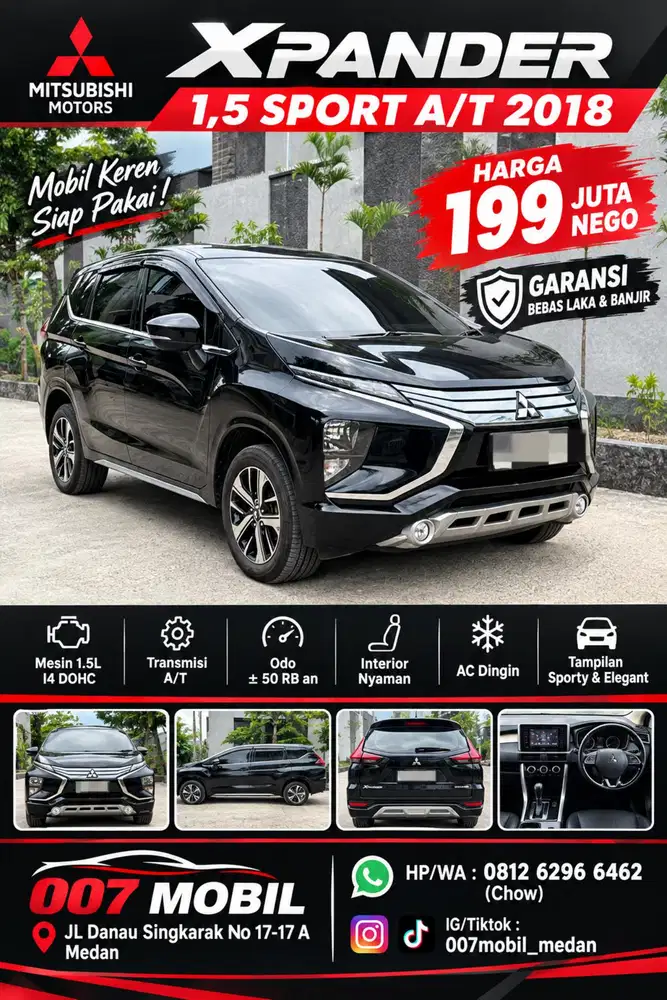 Xpander 1,5 Sport Matic A/T 2018,2019, Veloz , BRV
