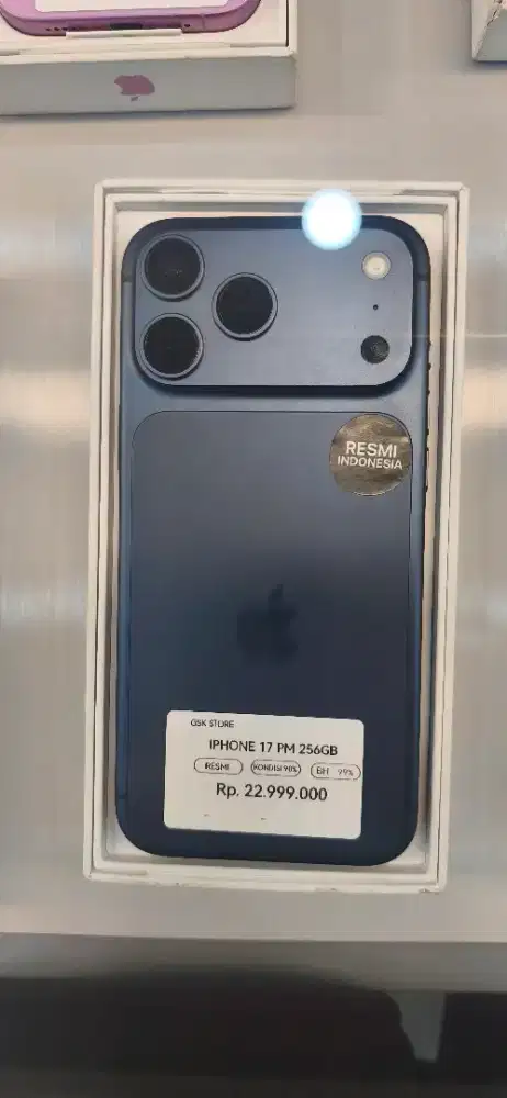 IPHONE 17 PM 256 GB RESMI