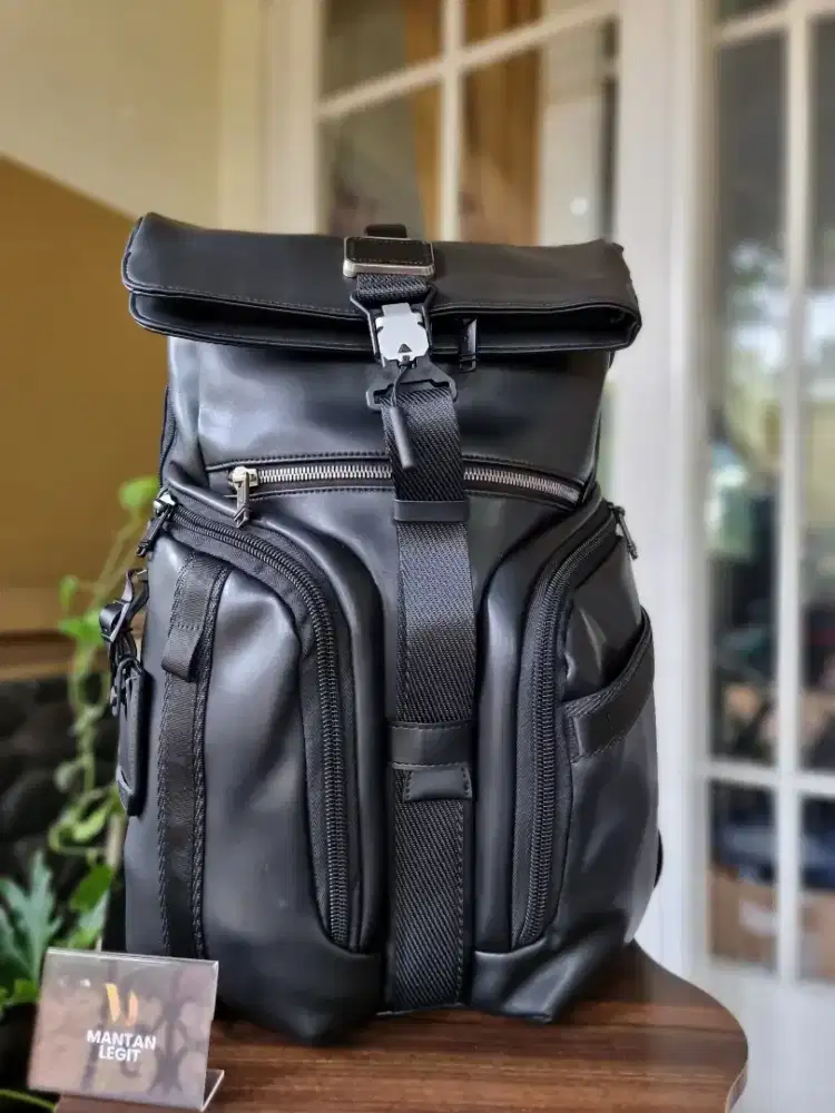 Ransel brand TUMI kulit asli