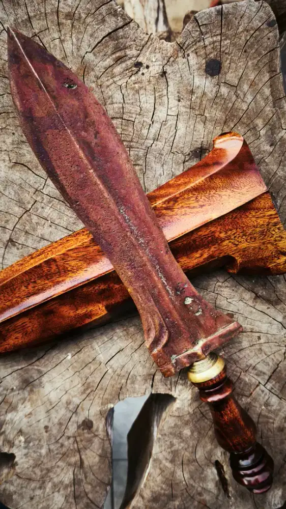Pusaka langka unik antik kuno tua keris Bethok perunggu kahuripan