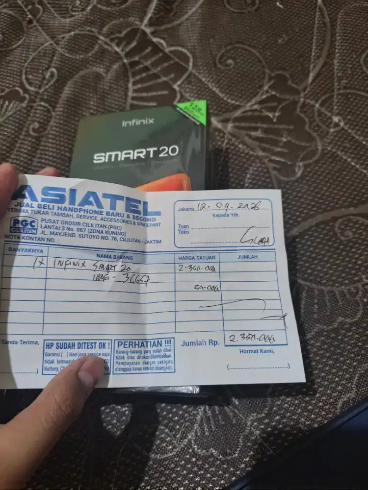 Jual infinix smart 20