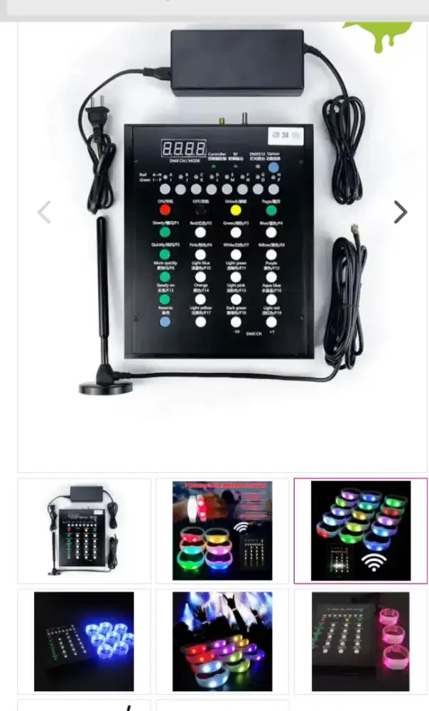 Jual controller gelang dmx wireless event