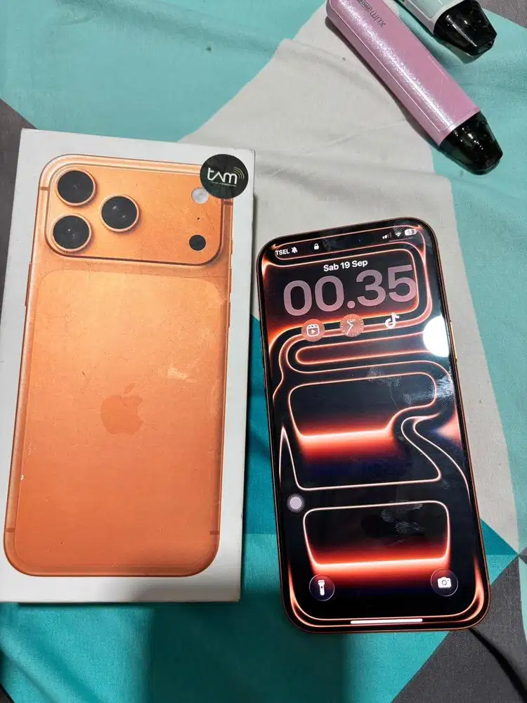 Jual IPHONE 17 Promax Orange 2 TB Garansi Ibox Mulus