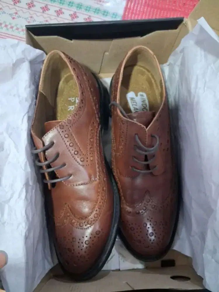Sepatu kulit Prabu Like new