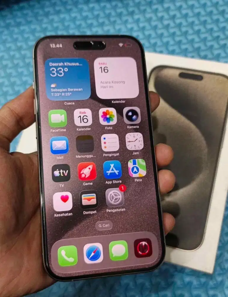 Iphone 15 pro 256gb ex inter fullset like new