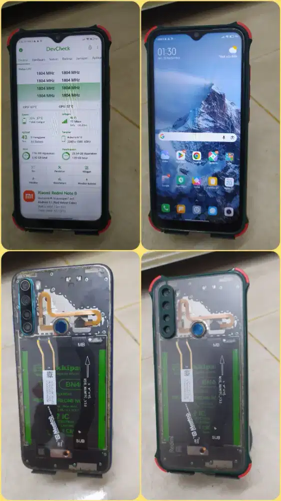 redmi note 8 - ram 6gb internal 128gb