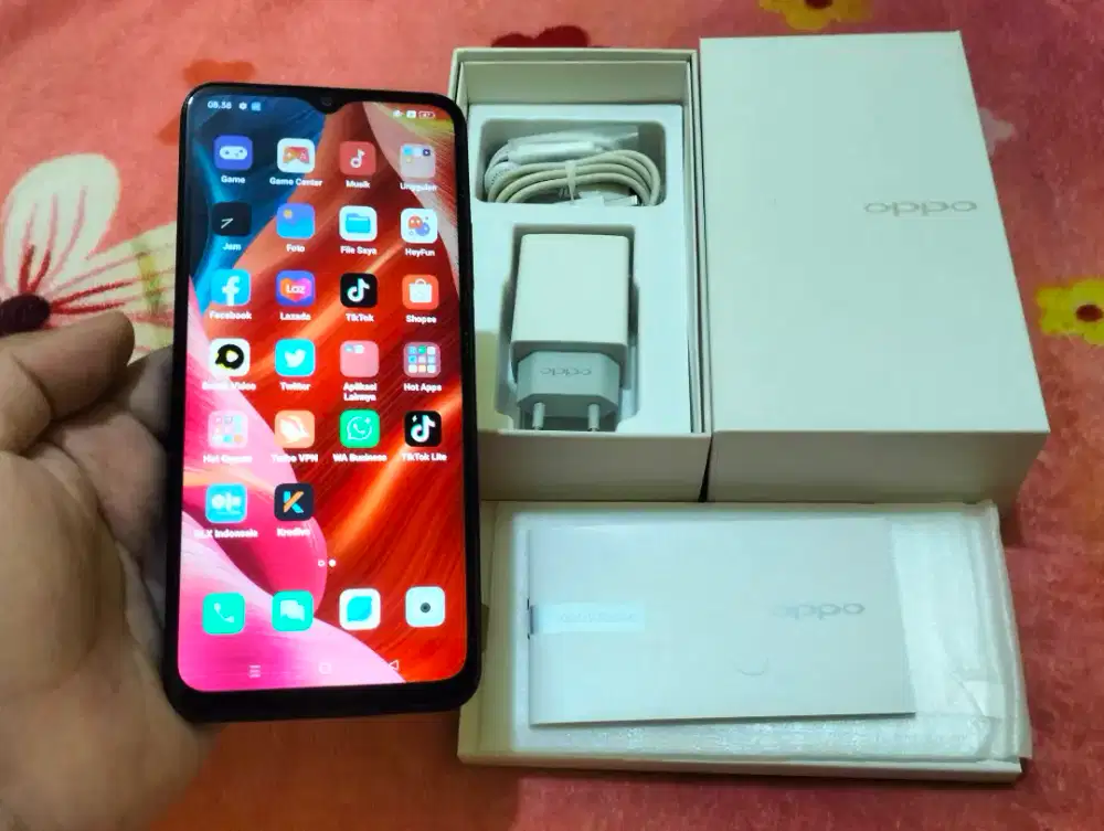 BU OPPO A17 RAM 6GB / 128GB 4G 6.56in Fingerprint Kamera 50MP Mulus