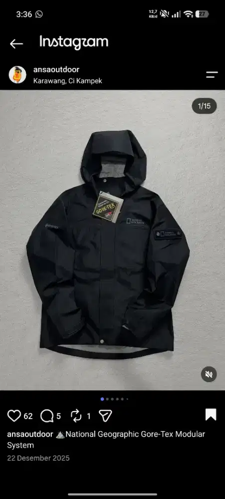 National Geographich 3L Modular System Gore-Tex
