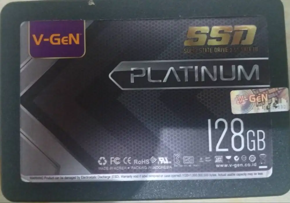 SSD SATA III VGEN PLATINUM 128GB, Normal