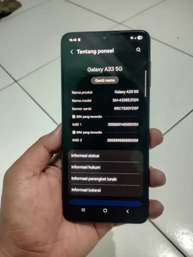 Samsung galaxy A33 5G