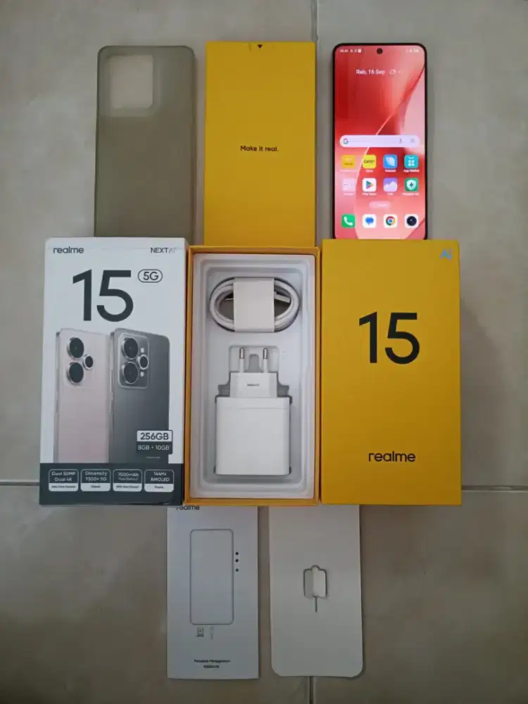 Realme 15 5G seperti baru 8/256