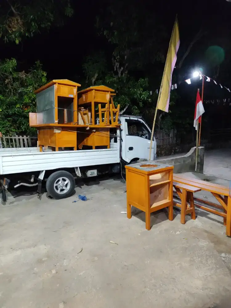 Promo Gerobak Mie Ayam jg Melayani Pesanan Grobak Bakso Bubur Sate dlL