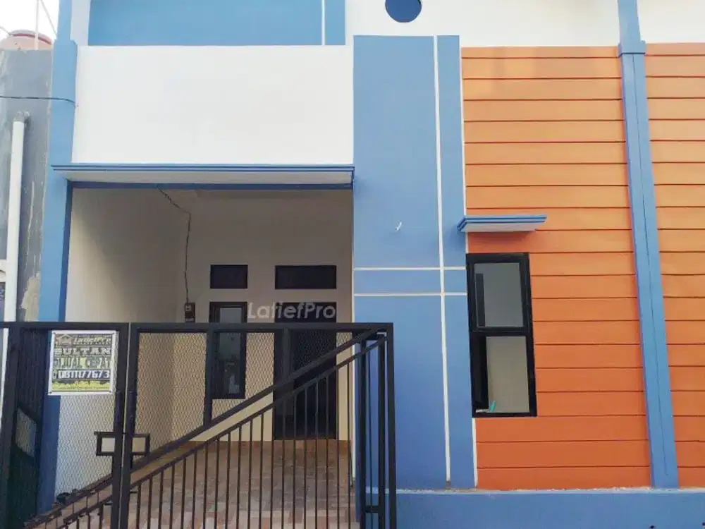 Rumah Biru Harga Haru DIjual BU