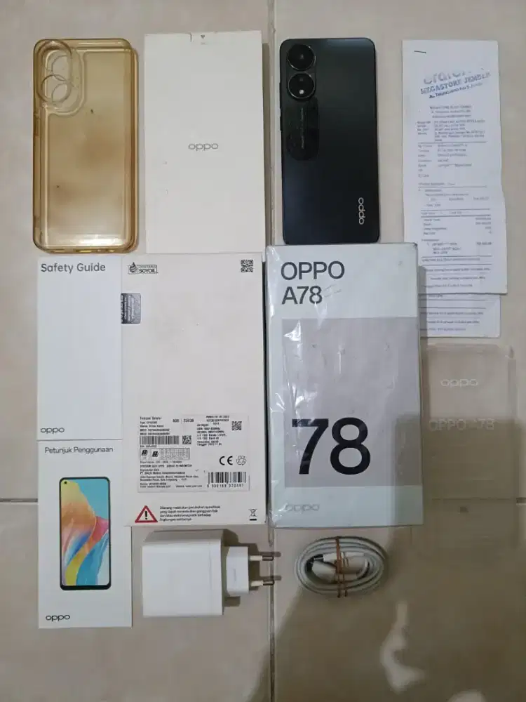 Oppo A78 8/256 asli Oppo bukan barang baru