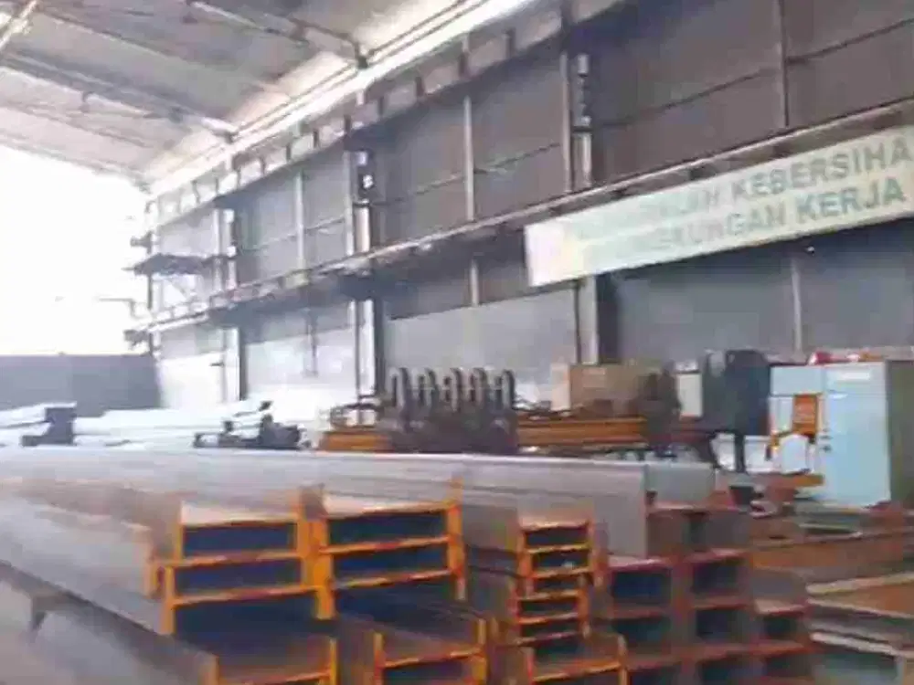 steel factory pabrik besi siap jual