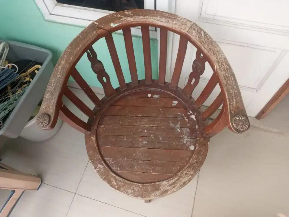 Kursi meja jati