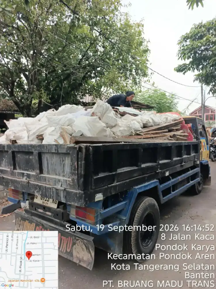 Jasa buang puing sampah