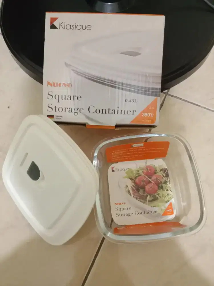 Klasique Square Storage Container 0,43L