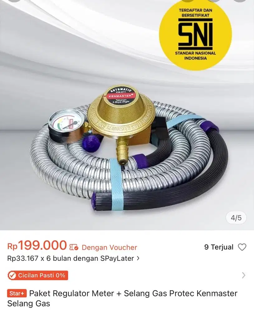 Selang gas kenmaster like new