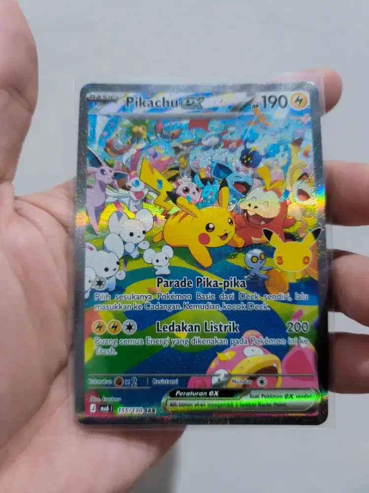 Pikachu Ex SAR 30th Anniversary
