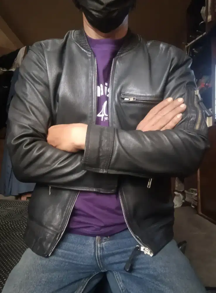 Jaket Kulit Domba Size M