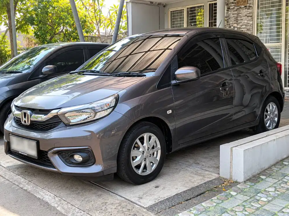 JUAL CASH HONDA BRIO SATYA E CVT 2023 KM 20RIBUAN TERMURAH HARGA NET