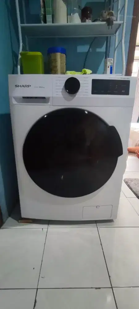 Mesin Cuci Sharp Front Loading 8kg Inverter
