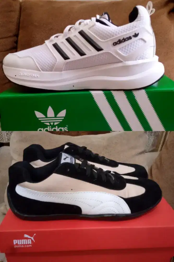 jual borongan adidas galaxy&puma classic baru lengkap box