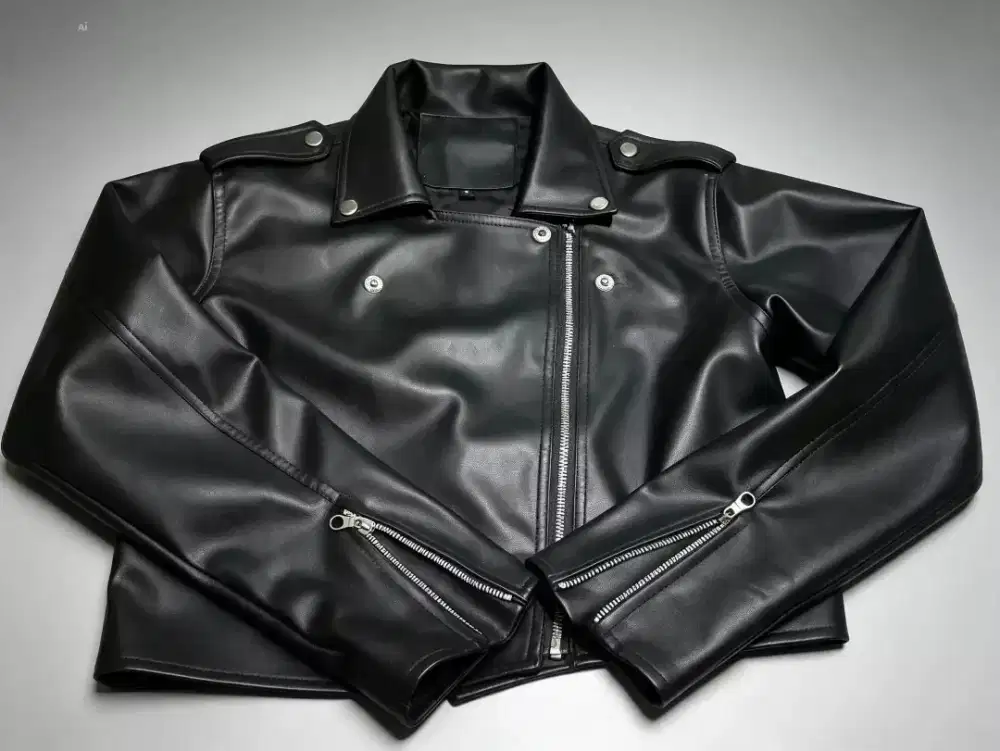 Jaket kulit sintetis